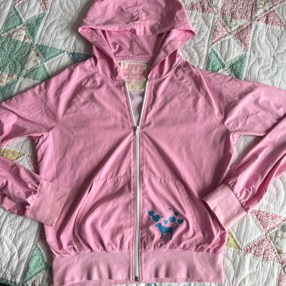 Vintage VS PINK Windbreaker - “True Pink Love”